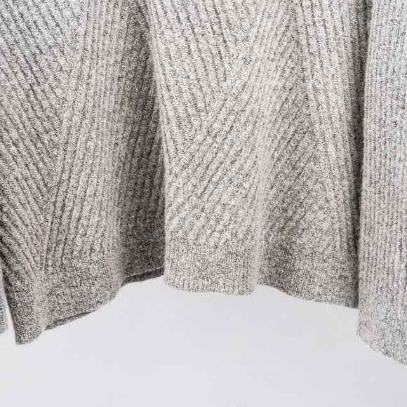 Gray Oversized Turtle Neck Sweater - Picture 3 of 4